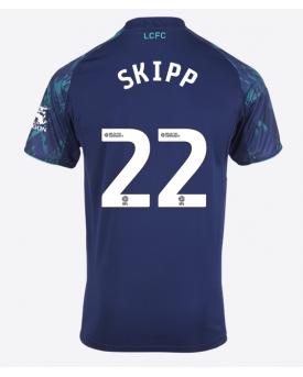Leicester City Oliver Skipp #22 Maglia Gara Trasferta Repliche 2025-26 Maniche Corte Leicester City Oliver Skipp #22 Maglia Gara Trasferta Repliche 2025-26 Maniche Corte